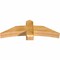 Ekena Millwork Bellingham Rough Sawn Timber Gable Bracket, Western Red Cedar, 48"W x 16"H x 6"D x 6"F, 8/12 Pitch GBW048X16X0606BEL00RWR - alternate 2
